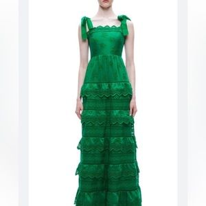 Alice + Olivia Vega Tiered Maxi Dress